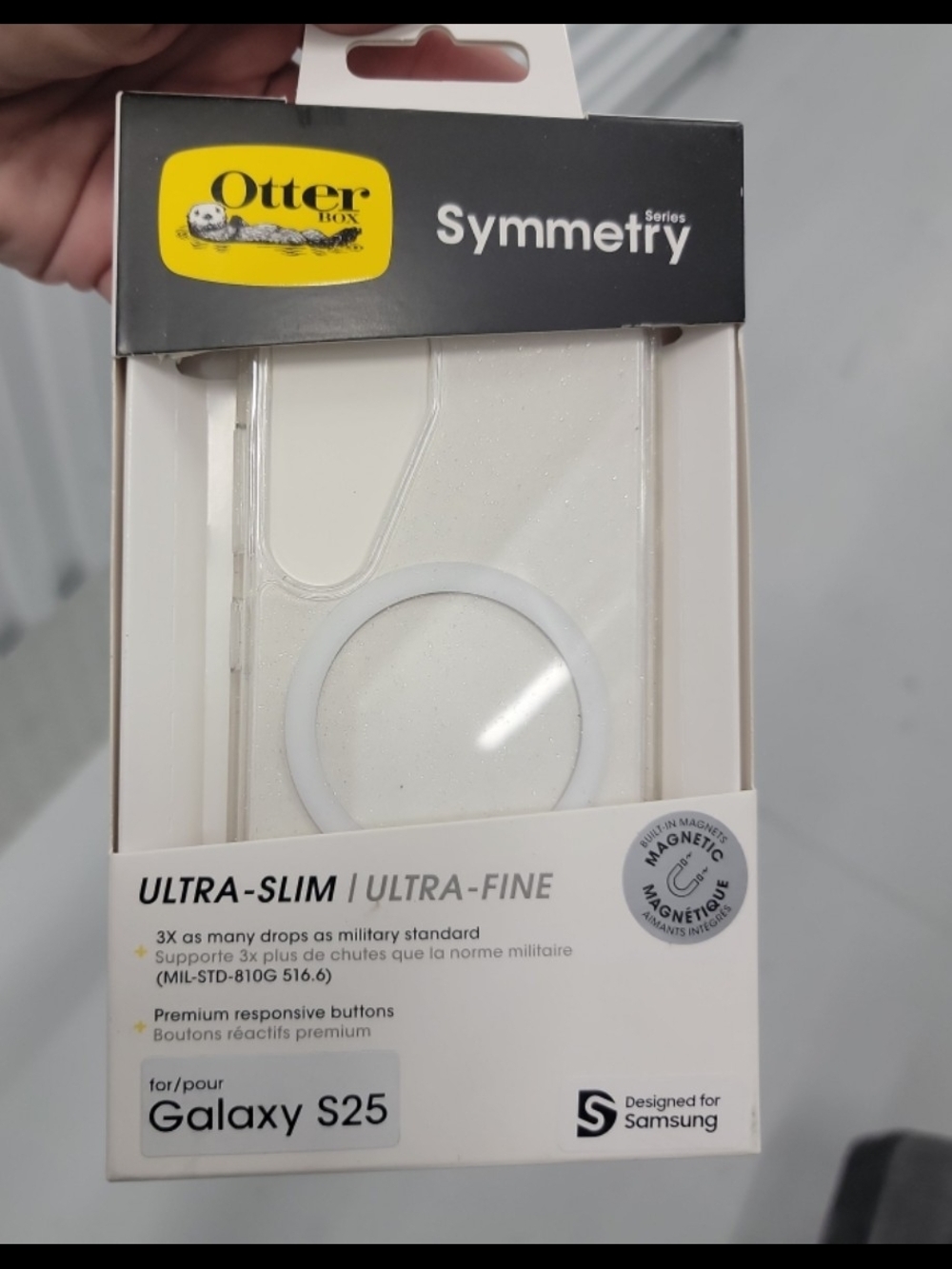 OtterBox Symmetry Series Clear Case with Magsafe for Samsung Galaxy S25